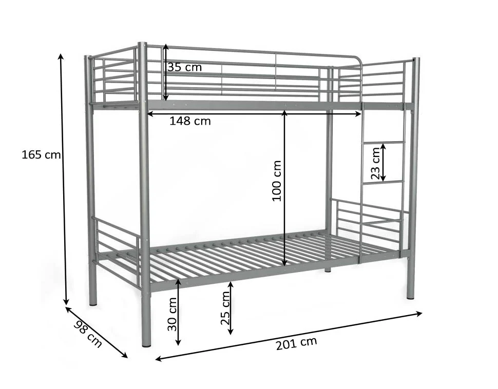 Oferta: Litera Metalica Doble Cama 90cm + 2 Colchones - Image 4