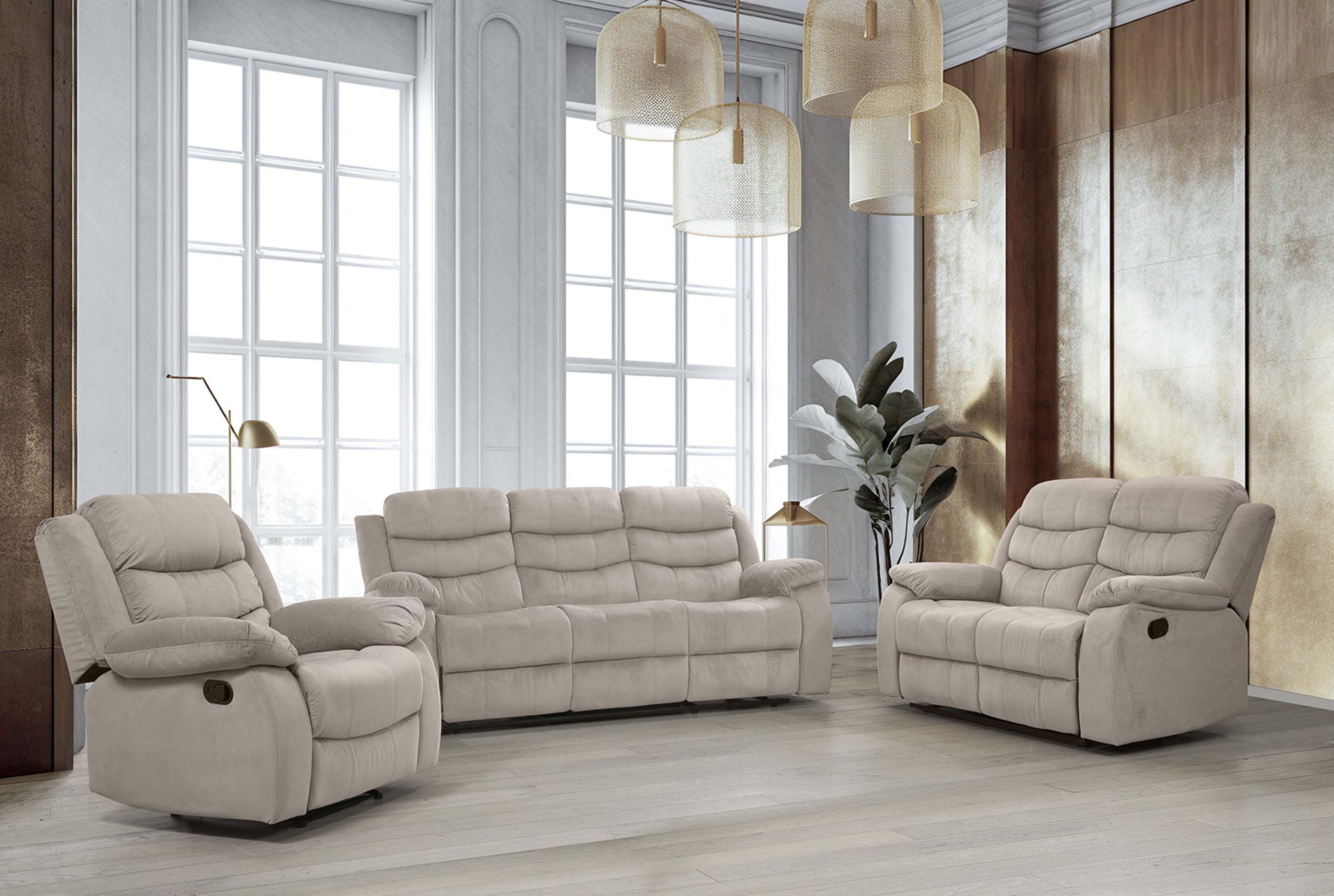 Sofa Reclinable Manual Houston 2 Plazas Marron - Image 7